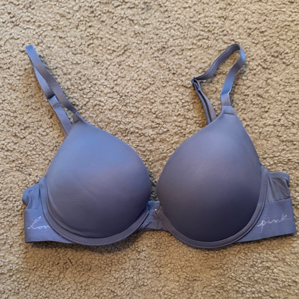 PINK Victoria's Secret Blue Bra